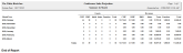 Conference Sales Projection Report by Month example, with Show Summary option selected